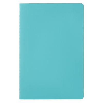 Блокнот Alpha slim, лазурный-4