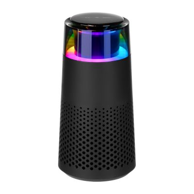 Очиститель воздуха с подсветкой Пьюр (Pure), черный-4