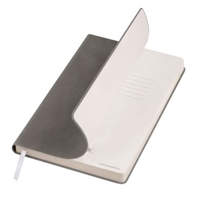 Ежедневник Latte Ecoline недатированный с антибактериальным покрытием, серый-0