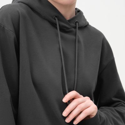 Худи с капюшоном, унисекс ALEX антрацит, размер L-7
