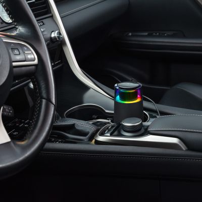 Очиститель воздуха с подсветкой Pure, черный-6