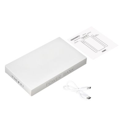 Внешний аккумулятор с подсветкой Анкор Плюс PD (Ancor PD Plus) 10000 mAh, белый-12