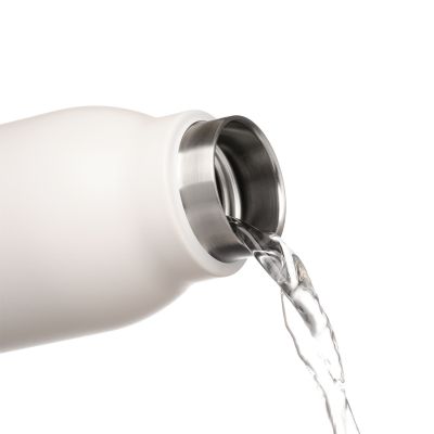 Термобутылка вакуумная герметичная Соренто (Sorento), белая, зернистое покрытие-5