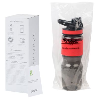 Бутылка для воды Corsa, красная-5