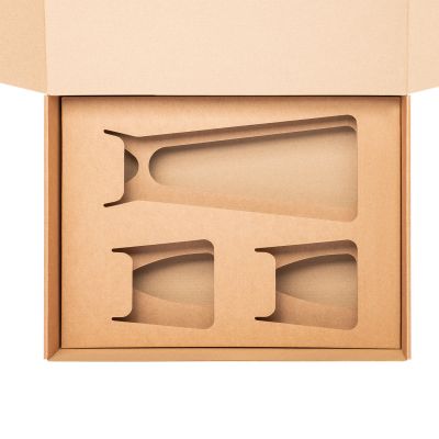 Доп. Ложемент ВЕРХНИЙ под декантер + 2 низких стакана в среднюю универсальную коробку (арт. 21002.020)-0