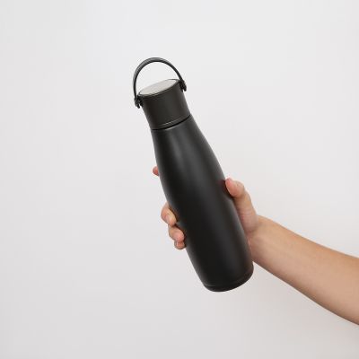 Термобутылка вакуумная герметичная Боска (Bosca), черная-14