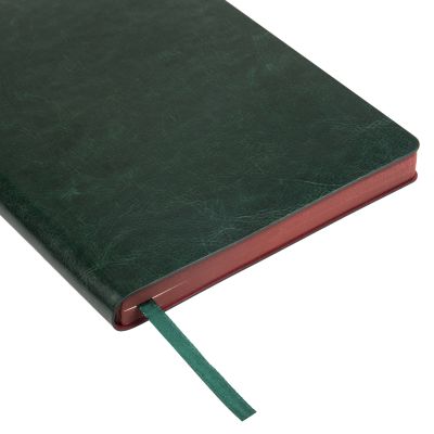 Ежедневник River side недатированный, зеленый/бургунди-4