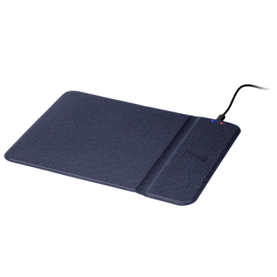 Коврик для мыши с беспроводным зарядным устройством 15W Honor, синий-0