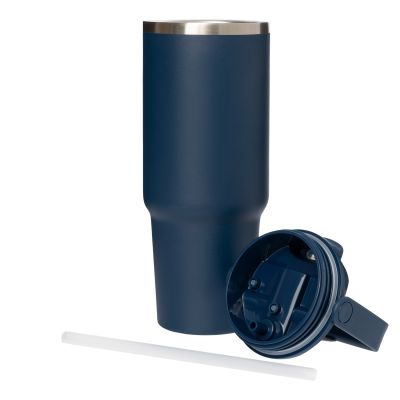 Термокружка вакуумная Монтана (Montana), синяя-8