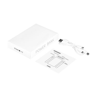 Внешний аккумулятор с подсветкой Анкор (Ancor) 5000 mAh, белый-11