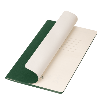 Блокнот Corsa slim, зеленый-0