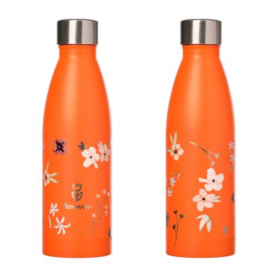 Термобутылка вакуумная герметичная Fresco, оранжевая, гладкое покрытие-8