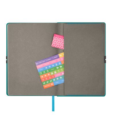 Ежедневник Ин Велюр (In Velour) недатированный, бирюзовый-8