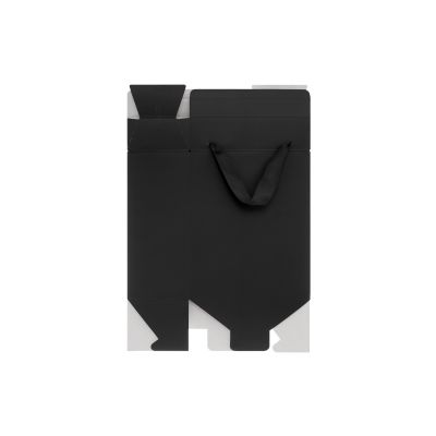 Подарочная коробка-пакет универсальная малая, черная-3