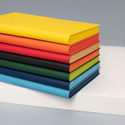 Ежедневник Латте (Latte NEW) недатированный, черный/оранжевый (без упаковки, без стикера)-7