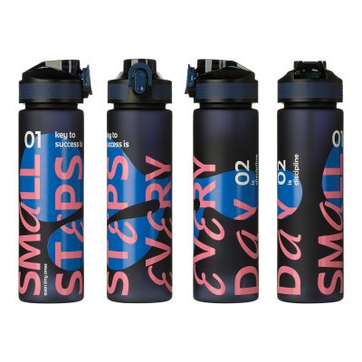 Бутылка для воды Flip, синяя-7