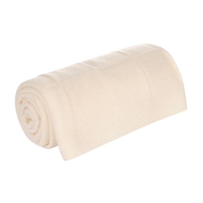 Плед Male вязаный, 160*90 см, бежевый (без  подарочной коробки)-0