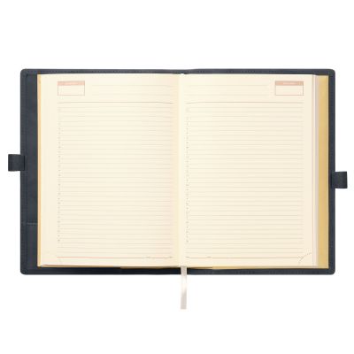 Ежедневник-портфолио Clip NEO недатированный в подарочной коробке, синий (в комплекте ручка Sonata BP серебро)-8