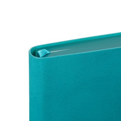 Ежедневник In Velour недатированный, бирюзовый-9