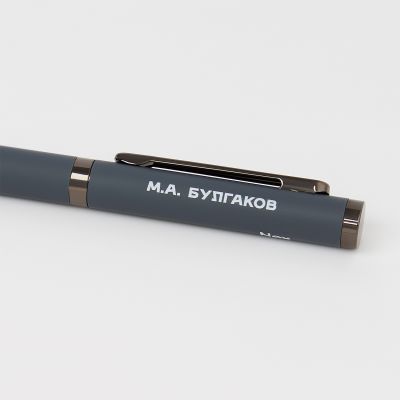 Шариковая ручка Нокс (Nox), серая-12
