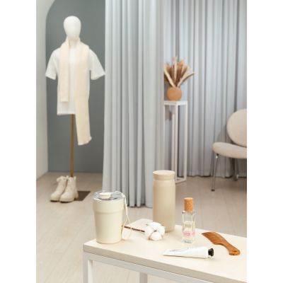 Термобутылка вакуумная герметичная Grace, бежевая-12