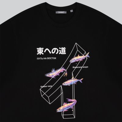 Футболка унисекс RUST, 100% хлопок, 240 гр., черная, размер XS-9