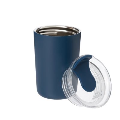 Термокружка вакуумная Strada, синяя-4