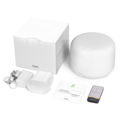 Увлажнитель-ароматизатор воздуха с подсветкой Aero, белый-4