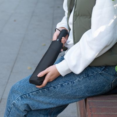 Зонт складной Леванте (Levante), черный-12