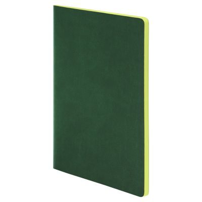 Блокнот Latte new slim, зеленый/лимонный-2