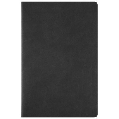 Блокнот Latte new slim, черный/оранжевый-1