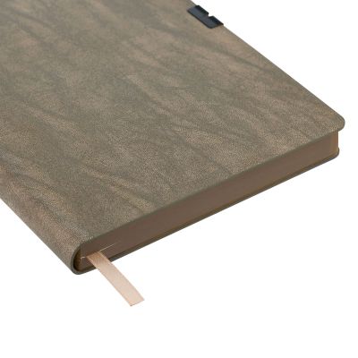 Ежедневник Velour недатированный, бежевый-5