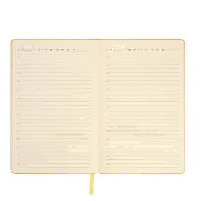 Ежедневник Sky недатированный, желтый (без упаковки, без стикера)-9