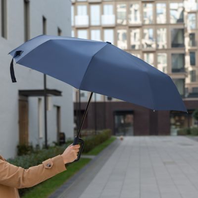 Зонт складной Azimut, синий-12