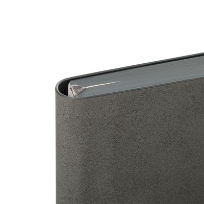 Ежедневник In Velour недатированный, серый-9