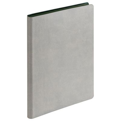 Ежедневник Латте (Latte NEW) недатированный, серый/зеленый-4