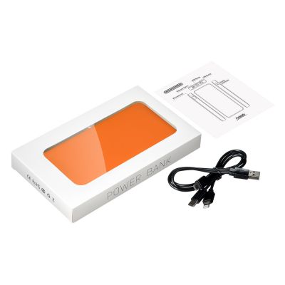 Внешний аккумулятор с подсветкой Ancor Plus 10000 mAh, оранжевый-9