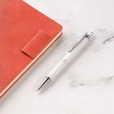 Шариковая ручка Alt, белая-6