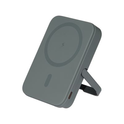 Внешний аккумулятор Юнион PD (Union PD) 10000mAh с функцией беспроводной зарядки 15W, серый-9