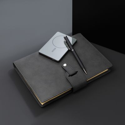 Внешний аккумулятор Оникс PD (Onyx PD) 5000mAh с функцией беспроводной зарядки 15W, серый-9