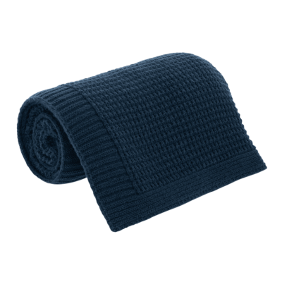 Плед Malta Soft вязаный, 160*90 см, синий-2