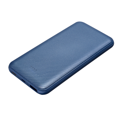 Внешний аккумулятор Carbon PB 10000 mAh, синий металлик-0