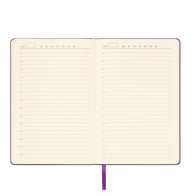 Ежедневник Spark недатированный, фиолетовый (с упаковкой, со стикерами)-7