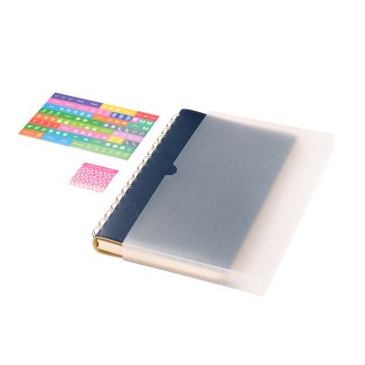 Ежедневник Vista недатированный, синий/бежевый-10