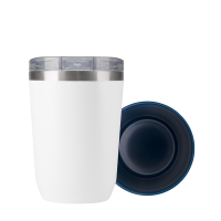 Термокружка вакуумная с керамическим покрытием Arctic, 380 ml, белый/синий