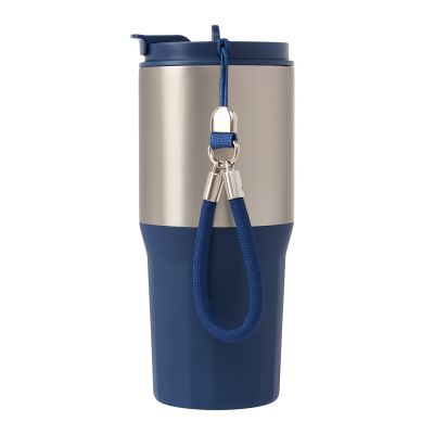 Термокружка вакуумная Авеню (Avenue), синяя-2