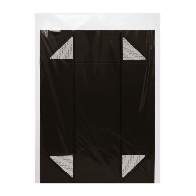 Подарочная коробка-трансформер большая, черная-5