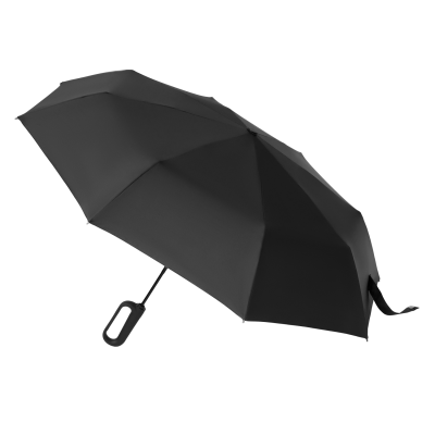 Зонт складной Азимут (Azimut), черный-2