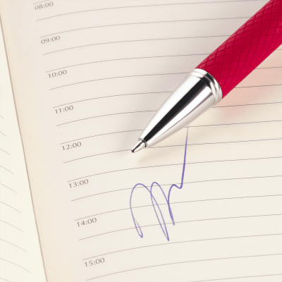 Шариковая ручка Альт (Alt), красная-4