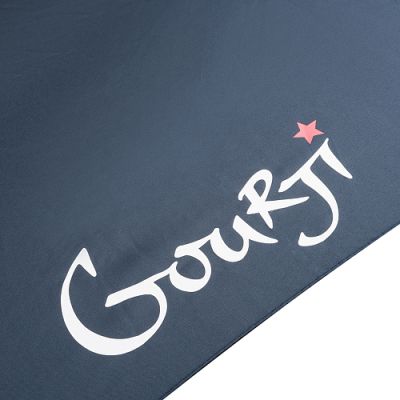 Зонт-трость  Gourji «Над Спасской башней» синий/серый двойной-3